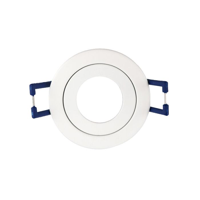 Faretto da incasso per bagno bianco in alluminio, Dorx, IP44