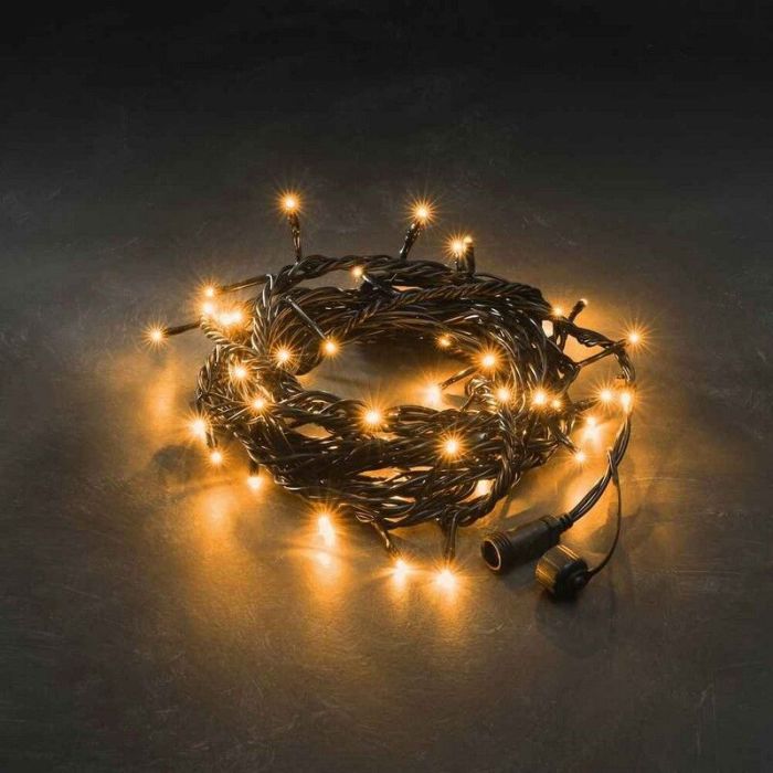 Illuminazione ad albero collegabile nera da 20 m, 10 LED p/metro, IP67 - Bianco caldo