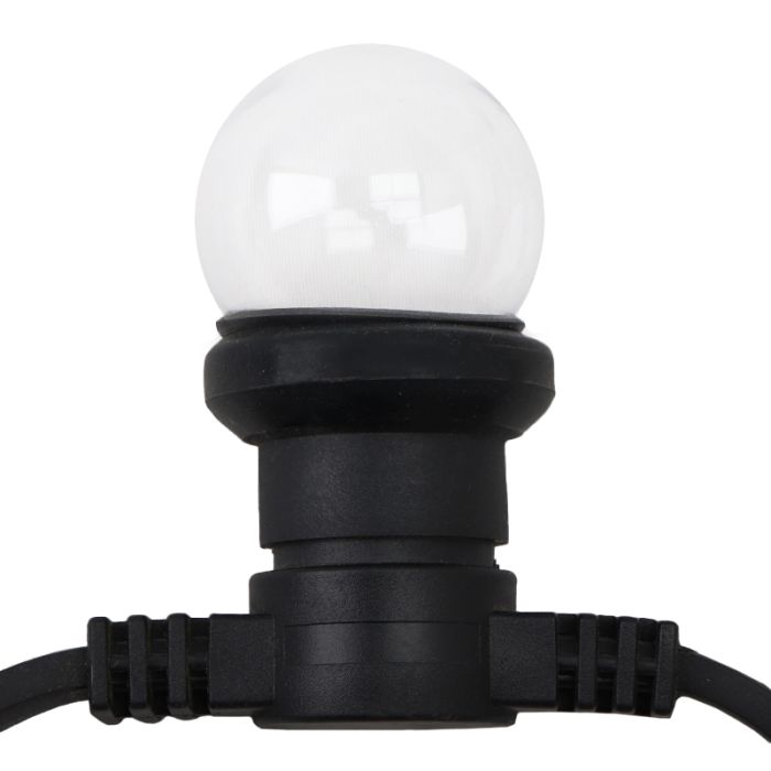 10m catena luminosa da esterno con 10 lampadine trasparenti