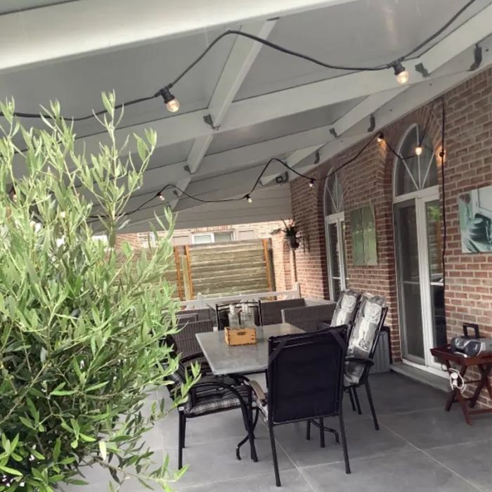 30m catena luminosa da esterno con 30 lampadine trasparenti