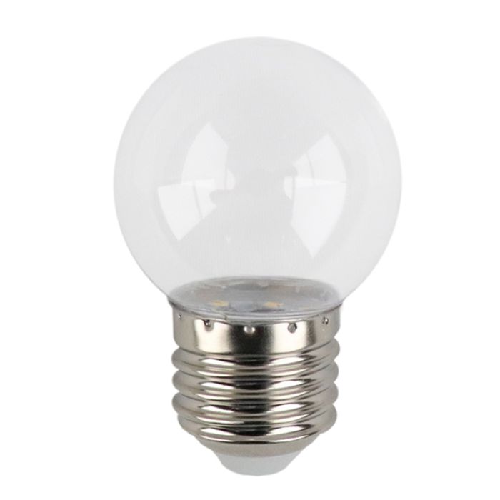 50m catena luminosa da esterno con 50 lampadine trasparenti