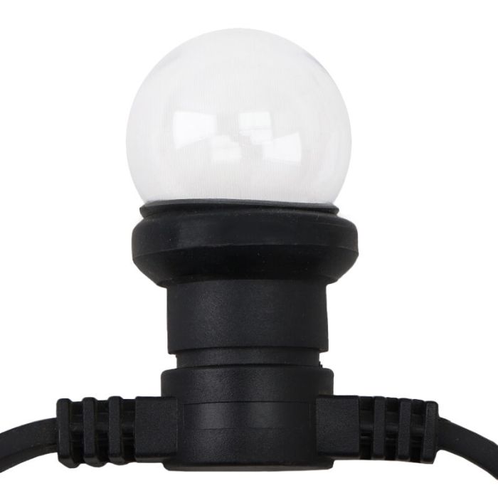 90m catena luminosa da esterno con 90 lampadine trasparenti