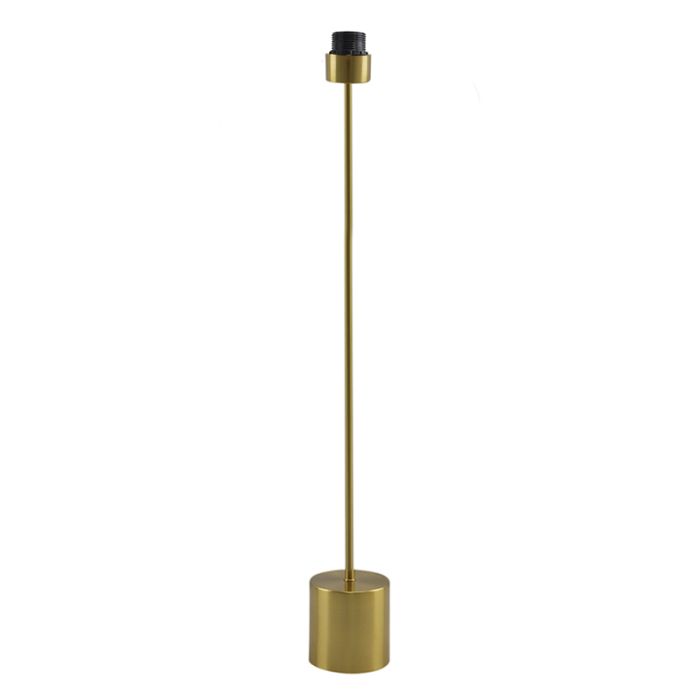 Lampada da terra senza paralume in ottone in alluminio, Rika, con interruttore