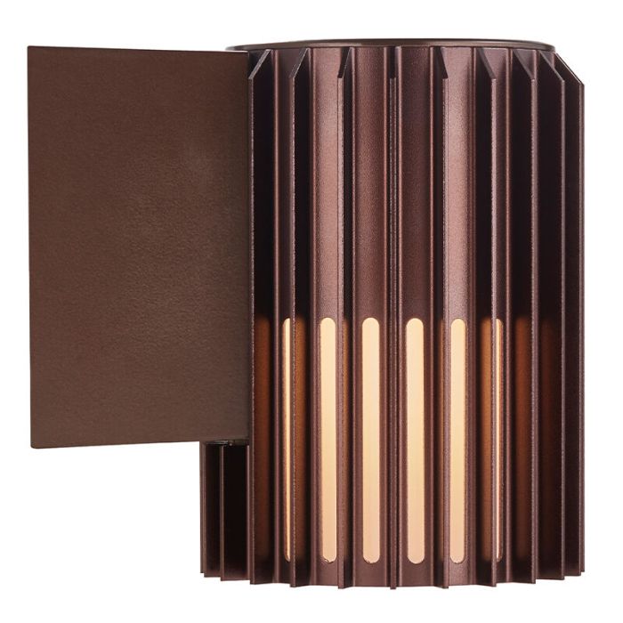 Lampada da esterno design marrone, Aludra, IP54