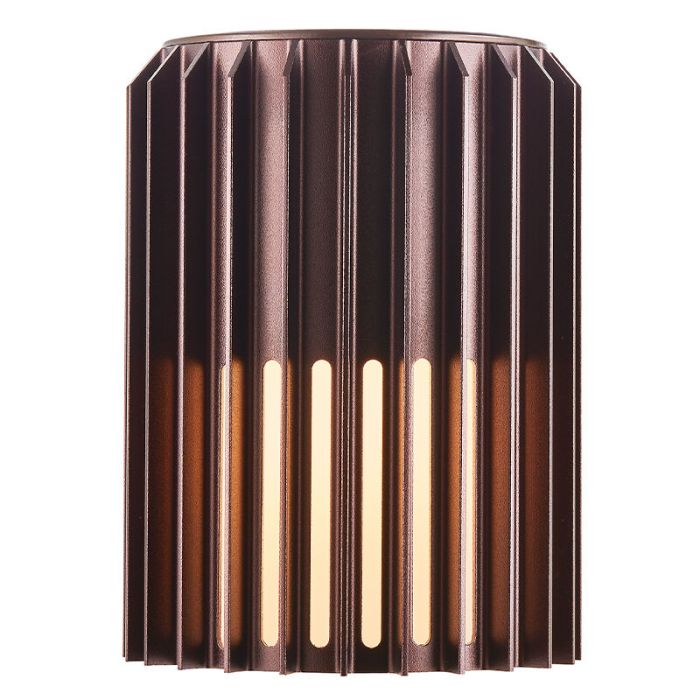 Lampada da esterno design marrone, Aludra, IP54