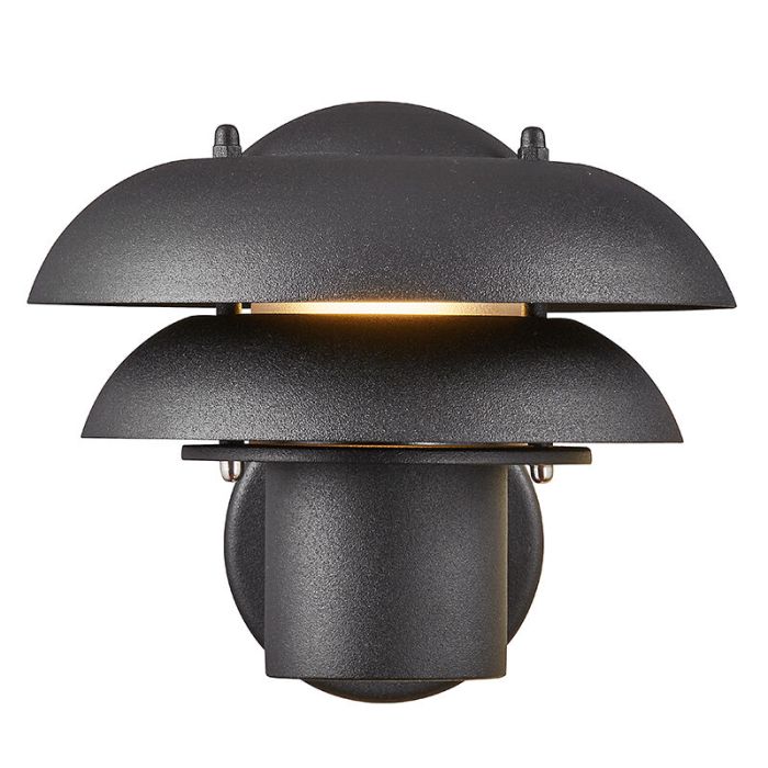 Lampada da esterno moderna nera, Kurnos, IP54