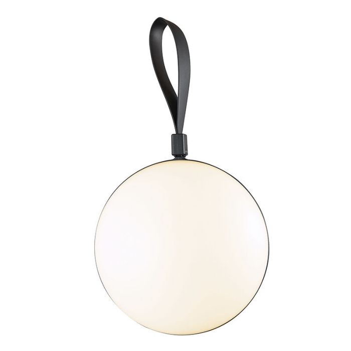 Lampada da esterno design nera, Bring, 1,5W, 2700K LED, IP54, con interruttore