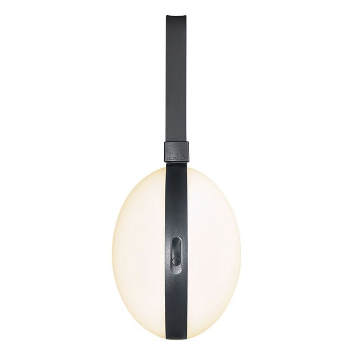 Lampada da esterno design nera, Bring, 1,5W, 2700K LED, IP54, con interruttore