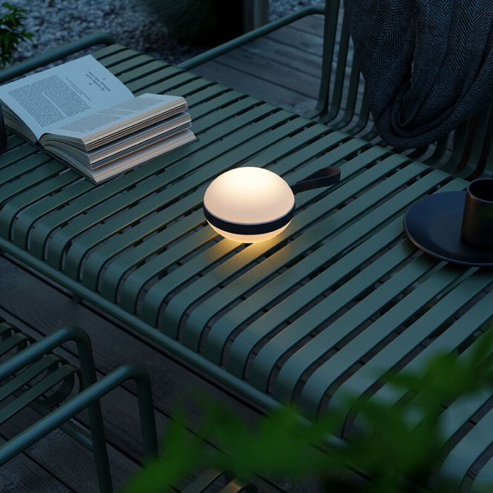 Lampada da esterno design nera, Bring, 1,5W, 2700K LED, IP54, con interruttore
