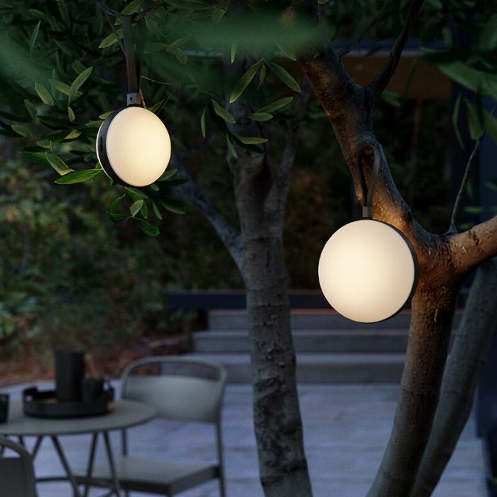 Lampada da esterno design nera, Bring, 1,5W, 2700K LED, IP54, con interruttore