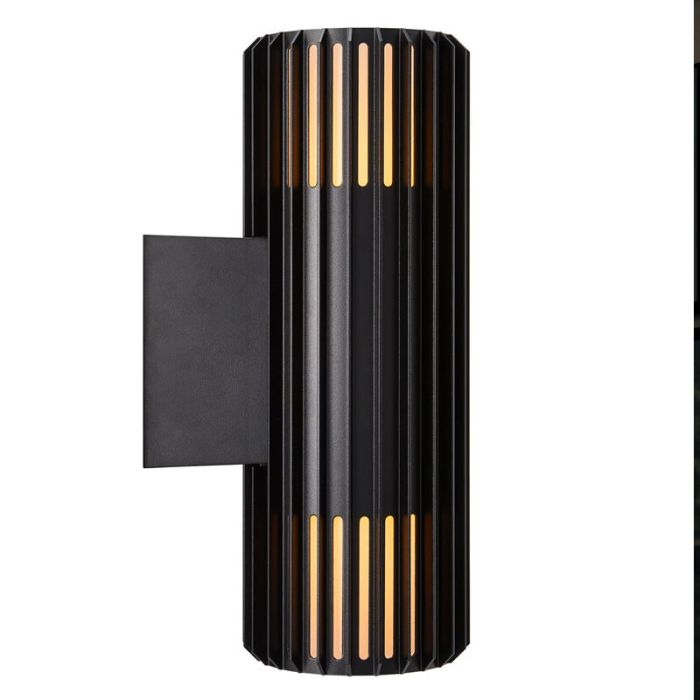Lampada da esterno design nera, Aludra, IP54
