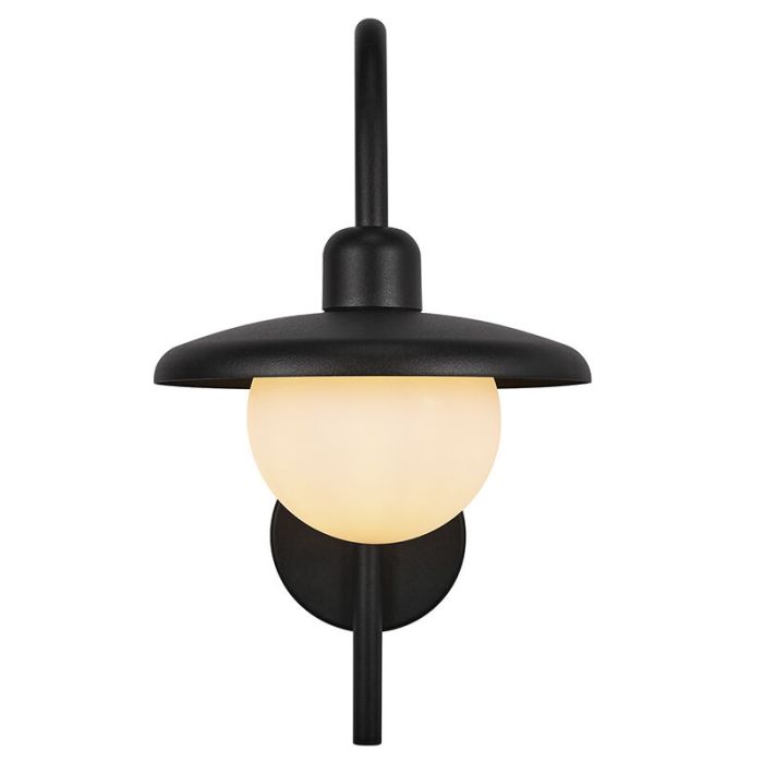Lampada da esterno classica nera, Berlo, IP44