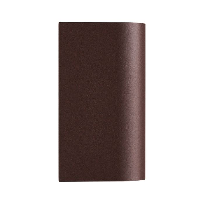 Lampada da parete up down moderna color ruggine, Dion, IP44