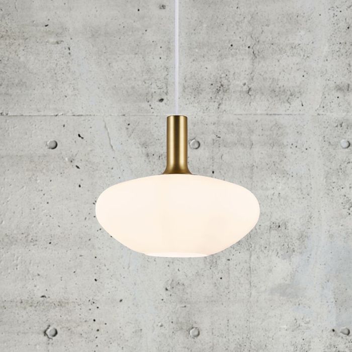 Lampada a sospensione design bianca, Alton