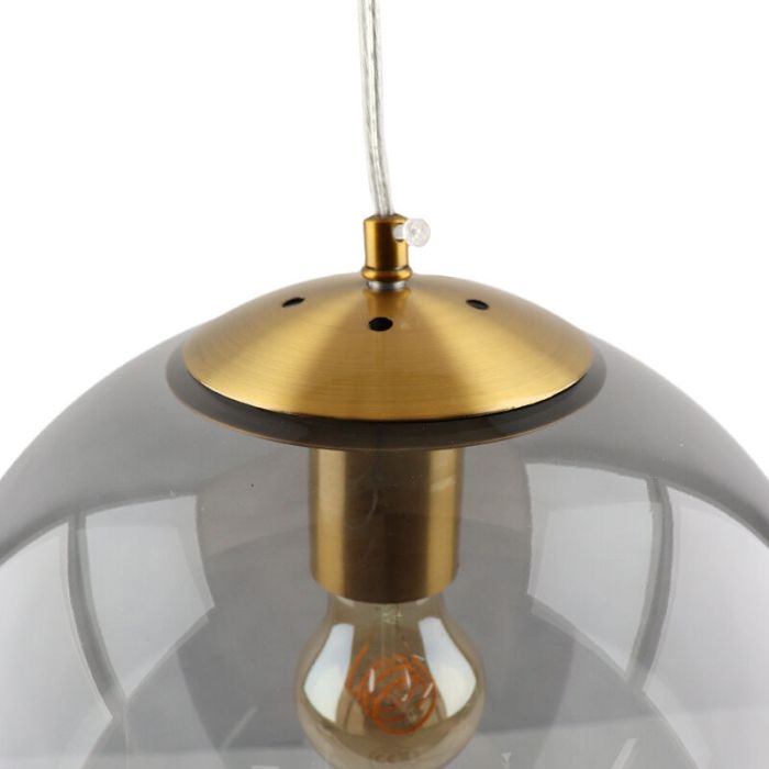 Lampade a sospensione per tavolo da pranzo di bronzo design, Dolf