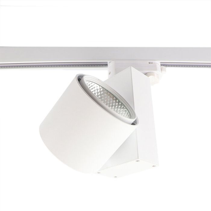 Bianco Bisolux Master B faretto a binario, driver Philips, 4000k, 20w, 36 gradi