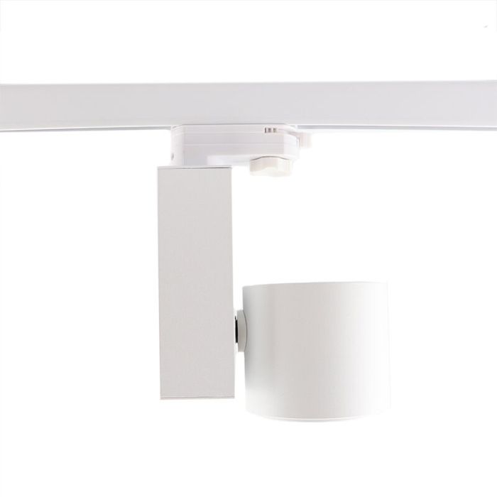 Bianco Bisolux Master B faretto a binario, driver Philips, 4000k, 20w, 36 gradi