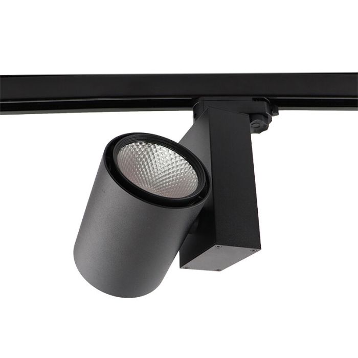 Nero Bisolux Master B faretto a binario, driver Philips, 4000k, 30w, 36 gradi