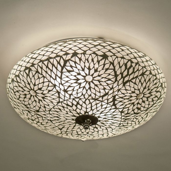Plafoniera orientale trasparente in mosaico, Louay