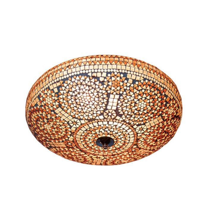 Plafoniera orientale viola in mosaico, Annas