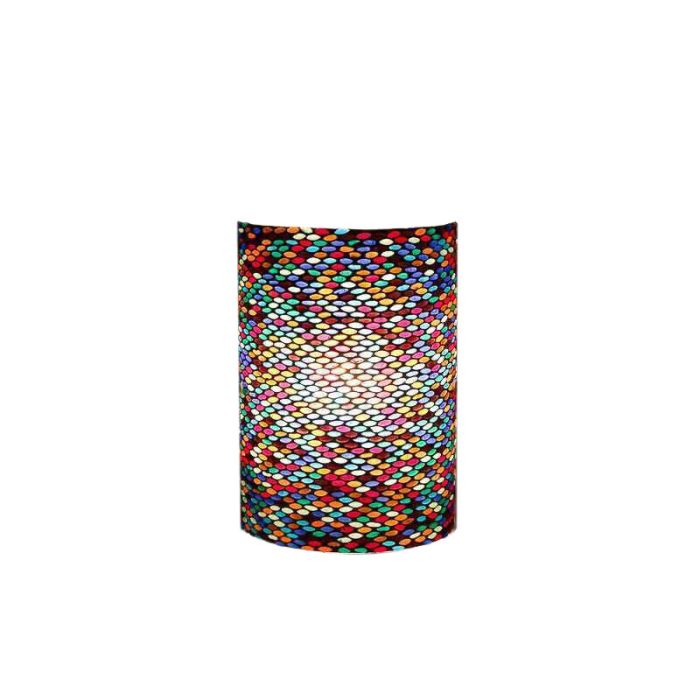 Applique da parete orientale multicolore in mosaico, Mahdia