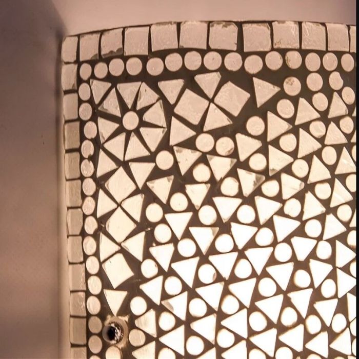 Applique da parete orientale trasparente in mosaico, Mahdia