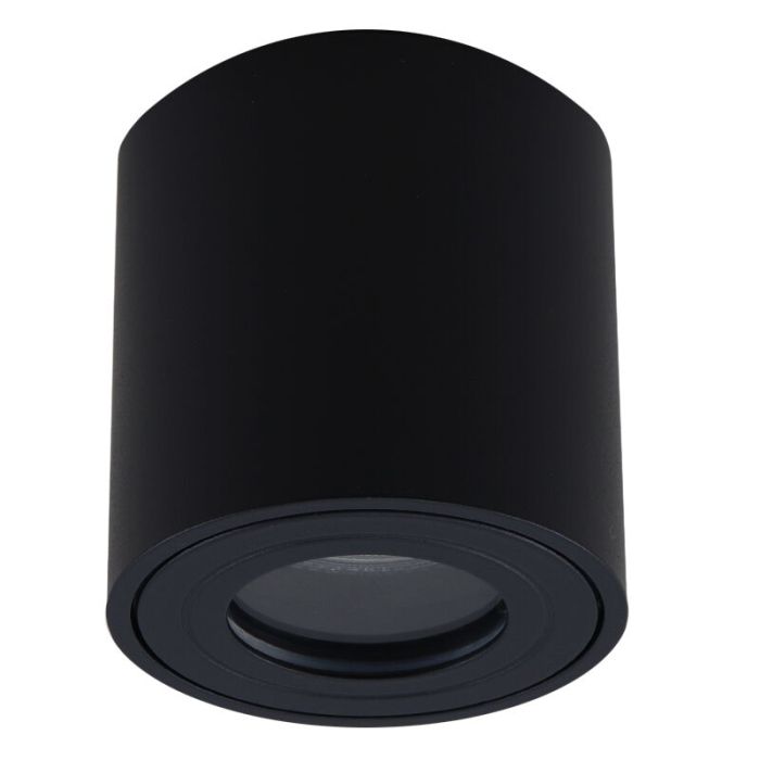 Faretto da superficie nero moderno, Alion, IP44