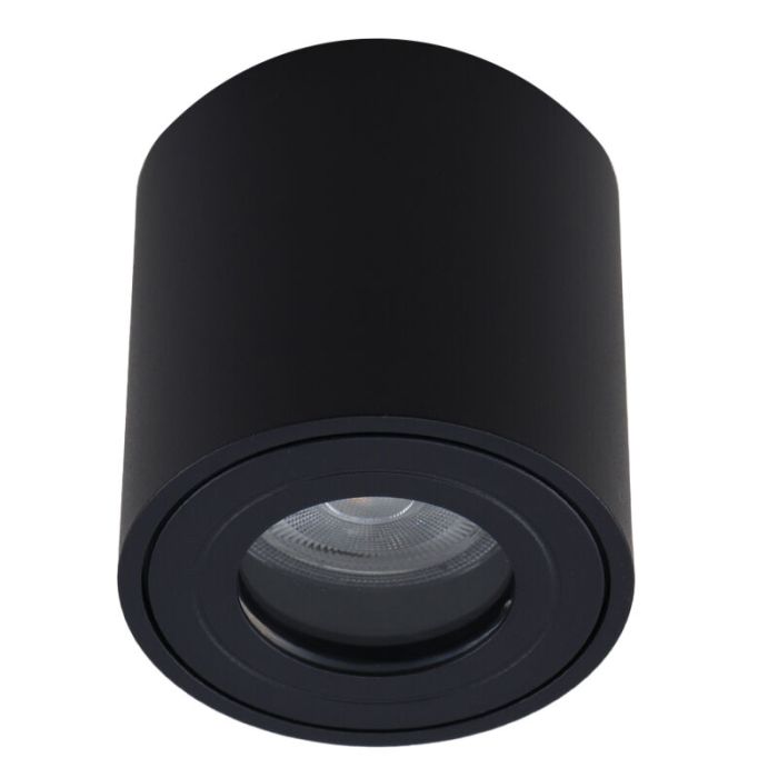Faretto da superficie nero moderno, Alion, IP44