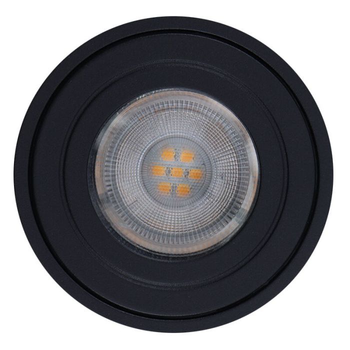 Faretto da superficie nero moderno, Alion, IP44