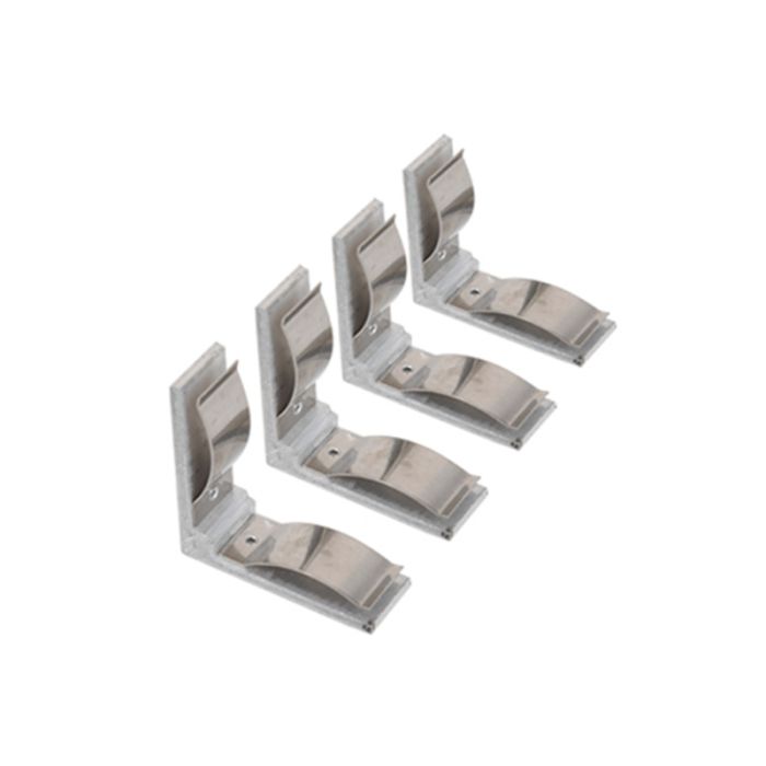 Cornice nera a scatto da superficie 30x120