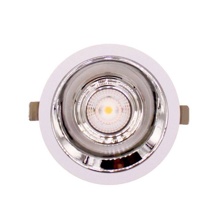 Downlight bianco in alluminio, Maud, 16W, white switch LED, IP22