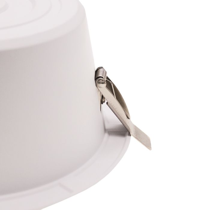 Downlight bianco in alluminio, Maud, 16W, white switch LED, IP22
