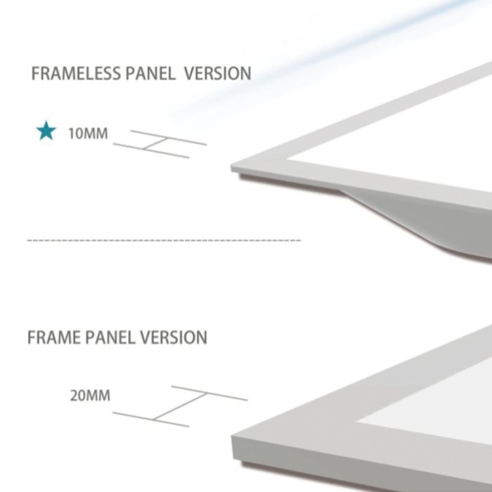 Pannello LED 60x60 - 40W - 3000K - UGR<22 - retroilluminato - bordo stretto
