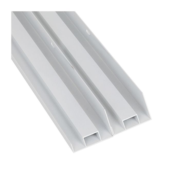 Cornice bianca a scatto da superficie 60x60