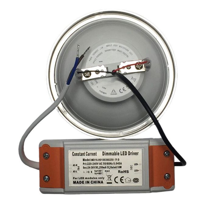 Bisolux lampada LED G53 (AR111) regolabile Cuma, 12W, 2700K