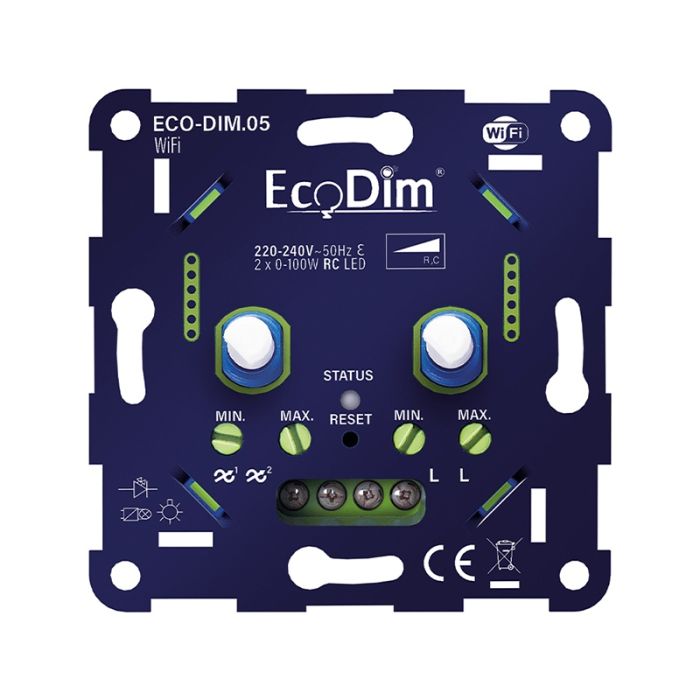 Doppio dimmer LED WiFi 0-100W