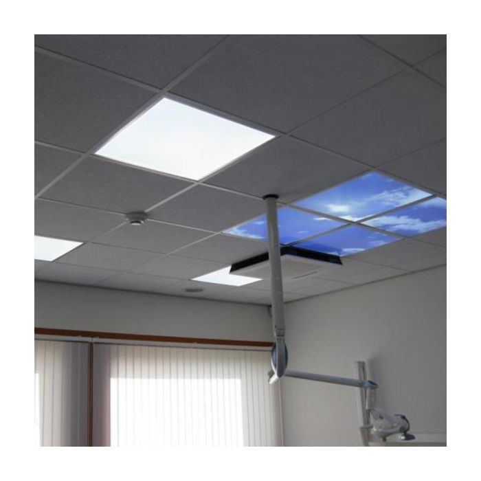 Stampa fotografica nuvola - set di 4 lastre acriliche con stampa, per pannelli LED 60x60 cm