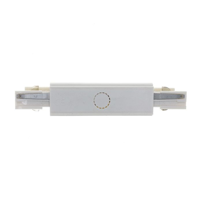 Connettore a I per illuminazione su binario trifase, bianco, Pro