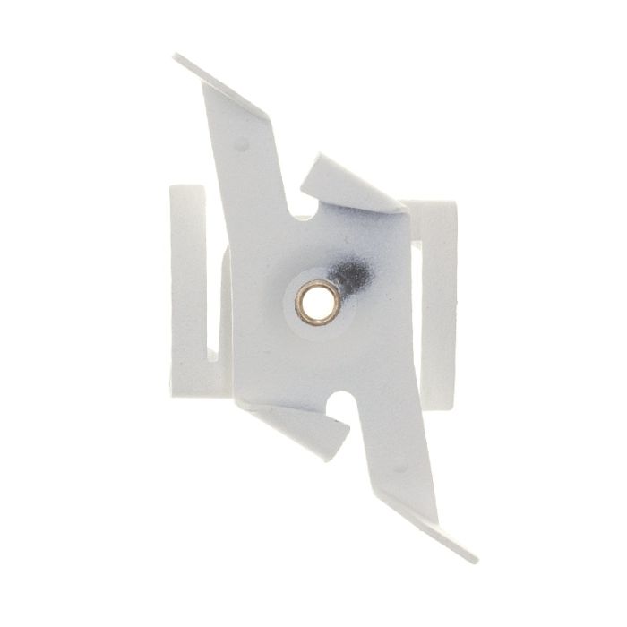 Clip da soffitto per sospensione per illuminazione su binario trifase, bianco, Pro