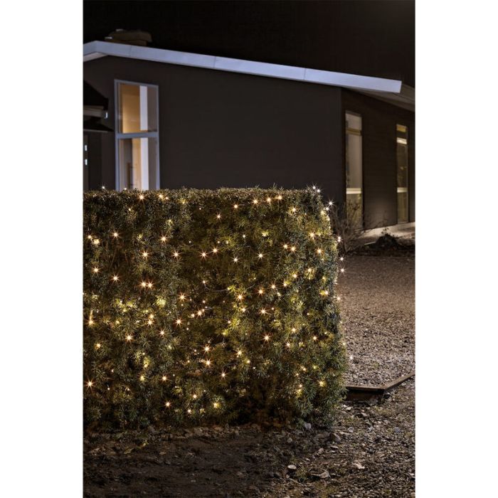 Luci di Natale a LED da esterno da 18 m, 240 luci bianche calde