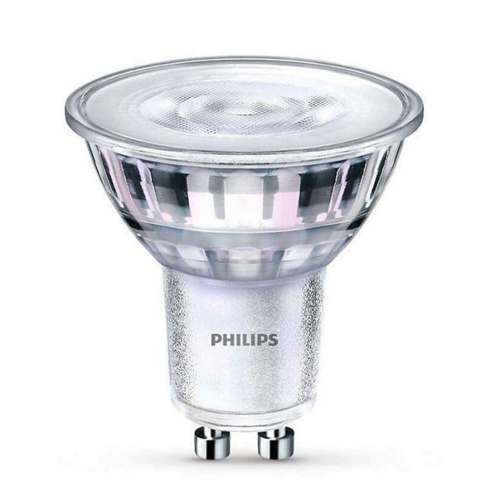 Lampadina LED Philips GU10 dimmerabile, Pascal, trasparente, 4w, 2700K