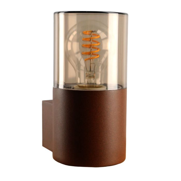 Lampada da esterno color ruggine moderna, Sanel, IP44