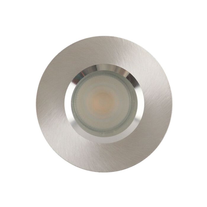 Faretto da incasso per bagno cromato moderno, Jule, IP65