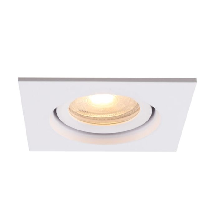 Faretto da incasso per bagno bianco in alluminio, Jorin, IP65