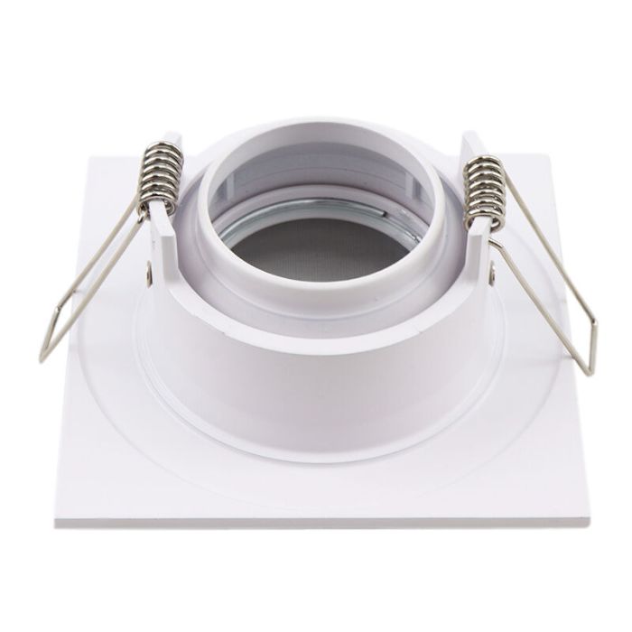 Faretto da incasso per bagno bianco in alluminio, Jorin, IP65