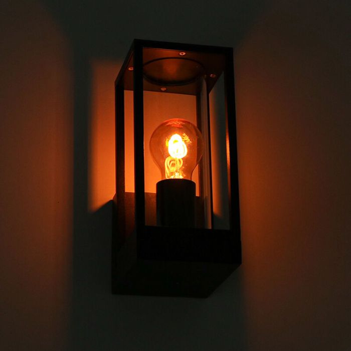 Lampada da esterno nera in alluminio, Nadja, IP44