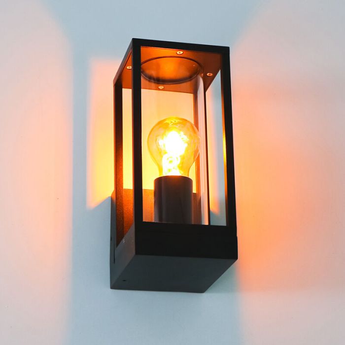 Lampada da esterno nera in alluminio, Nadja, IP44