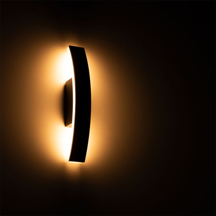 Lampada da esterno antracite in alluminio, Nayomi, 7,5W, 3000K LED, IP54