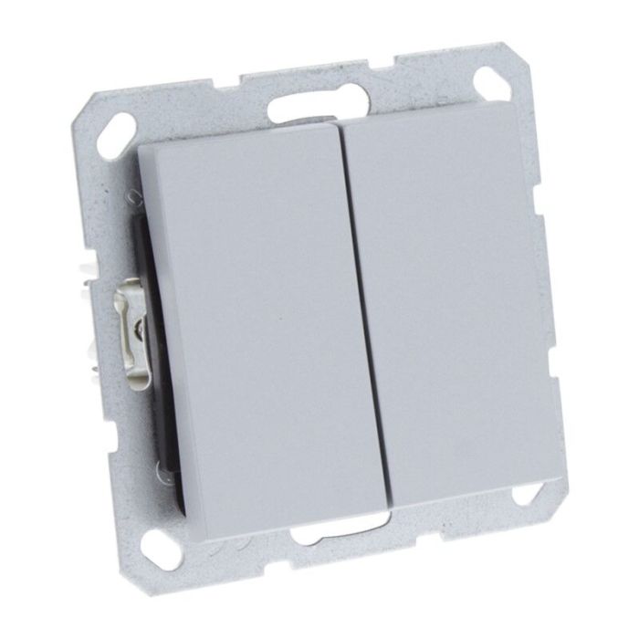 Interruttore Q-Link S-Line Interruttore integrato/swap, grigio/colore alluminio
