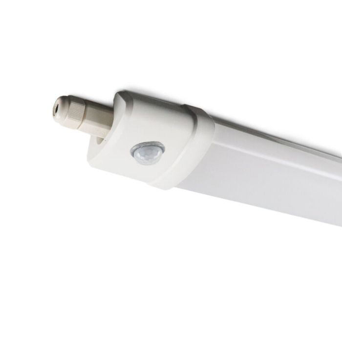 Regletta LED 120 cm Gaev, con sensore di movimento, 24w, 6000K, IP65